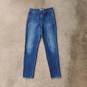 Madewell 10" High-Rise Skinny Jeans in Danny Wash Size 29 Stretch